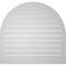 Ekena Millwork Round Top Surface Mount PVC Gable Vent: Functional, w/ 2"W x 2"P Brickmould Sill Frame, 36"W x 34"H GVPRT36X3403SF - alternate 3